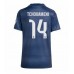 Real Madrid Aurelien Tchouameni #14 Bortedrakt Dame 2025-26 Korte ermer